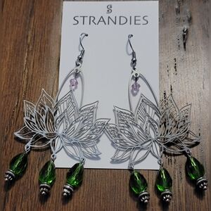 Lotus earrings